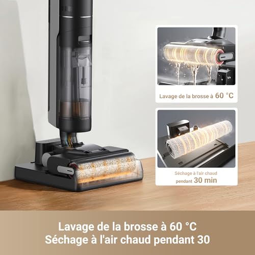 Avis Dreame H12 Pro Ultra Aspirateur 2 en 1 Lavage 60°C 16 kPa