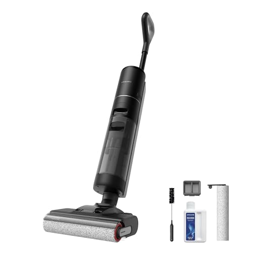 DREAME H12 Pro Ultra Water and Dust Cleaser, lavage 60 ° C, séchage 30 min, nettoyage automatique à double rotation avec grattoir résistant, aspiration 16 kPa, 2 bords, détection intelligente, détection intelligente

